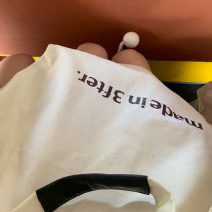 Sac fourre-tout en toile de coton de grande capacité de 20 pouces, robuste, avec poignées en cuir riveté, impression sur écran, sac pour femmes - Product Image 4