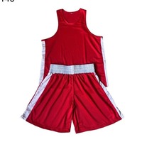 Ensemble d'uniformes d'équipe de kickboxing professionnel-Short de boxe respirant de haute qualité et débardeur personnalisé Fabricant de vêtements de combat OEM