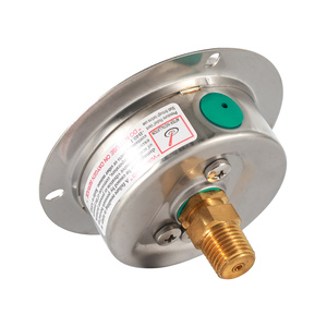 63mm LNG Bourden Tube 4 <span class=keywords><strong>MPA</strong></span> 580 <span class=keywords><strong>psi</strong></span> Medidor de presión lleno de aceite Montaje trasero - Product Image 3