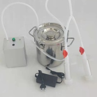 Machine à traire électrique à batterie rechargeable pour vache et chèvre, petits seaux/réservoirs de 7L et 14L