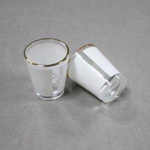 Vasos de Vidrio Blancos para Sublimación al por Mayor de 1.5 Onzas - Forma Cónica, Personalizables por Transferencia de Calor, Mini Copas de Vino Blanco - Product Image 6