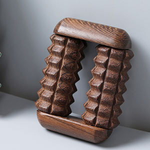 Alivio del estrés Palma Acupoint Meridian Rodillo de masaje de manos Herramientas Dedo Palma Masajeador de madera Masajeador de rodillo de madera de mano - Product Image 4