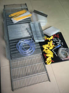 Gabbia Resistente in Rete Metallica per Quaglie/Sistema di Gabbie in Batteria per Pollame HJ-QC400A - Product Image 5