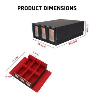 Caja de Cartas FX Compatible con Commander Display, Caja de Almacenamiento de Cartas con Ventanas para Cartas de Magic y YugiOh - Product Image 5