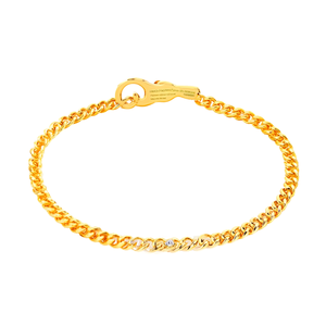 Bracelet de charme tendance plaqué or PVD en acier inoxydable 316L avec motif œil porte-bonheur, bijoux pour femmes - Product Image 2