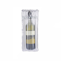 Sac à colonne d'air recyclable de 750 ml, emballage protecteur, emballage gonflable, sac à bulles pour l'emballage du vin