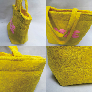 Sac fourre-tout <span class=keywords><strong>Birken</strong></span> en tissu éponge rayé tendance, sac à main pour femme en tissu épais et doux pour les voyages d'été - Product Image 2
