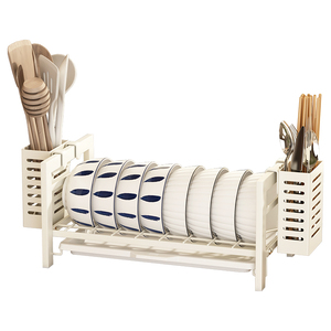 Giá để bát đĩa bằng sắt gấp gọn độc đáo có khay thoát nước - Product Image 6