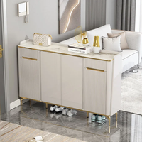 Meubles de salon au design moderne, armoire à chaussures en bois, console d'entrée, armoires à chaussures