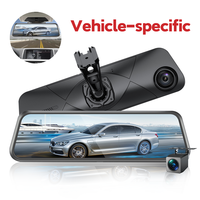 Caméra de tableau de bord intelligente 4K à double objectif de 9,35 pouces avec WiFi, ADAS, BSD, vision nocturne et surveillance de stationnement pour modèles de voitures