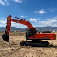 Mesin Excavator Lengan Panjang, Excavator Hidrolik Crawler, Excavator Besar