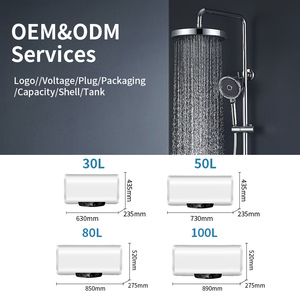 <span class=keywords><strong>Chauffe</strong></span>-<span class=keywords><strong>eau</strong></span> électrique compact 30/50/80/100L Classe A+ à haute efficacité énergétique pour cuisine, salle de bain, hôtels, voitures, petits appartements - Product Image 2