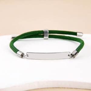 Bracelet unisexe minimaliste en acier inoxydable IStapromo, personnalisable avec gravure, motif cœur creux, cadeau idéal pour les fêtes - Product Image 1
