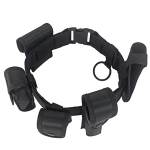 Fábrica personalizada 7 juegos negro cinturón de servicio táctico Nylon Gear Utility Durable bolsa accesorios fundas guardia de seguridad al aire libre senderismo - Product Image 4
