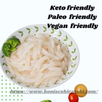 Mie Shirataki Rendah Karbohidrat, Pasta Keto Bebas Gluten, Makanan Instan Konjak Penne, Tersedia dalam Kemasan Kotak dan Kantong Besar