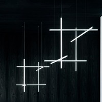 Lampe moderne simple en acier inoxydable sur mesure Salon Chambre à coucher Salle à manger Hall d'hôtel Lustre Luminaire suspendu