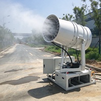 Pulvérisateur agricole à brouillard d'eau de 50 m avec distribution uniforme de la pulvérisation pour l'irrigation des vergers