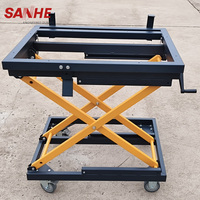 Chariot de transfert à plateau inclinable réglable en hauteur, support mobile multifonctionnel pour atelier