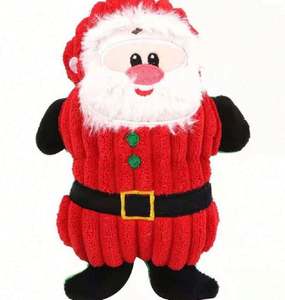 BEEJAY sevimli uzak noel noel baba zencefil adam elk modellings gıcırtılı çiğnemek peluş köpek oyuncaklar yavru için - Product Image 2