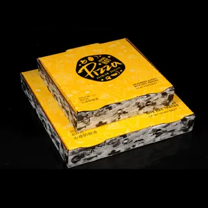 Cajas de embalaje ecológicas, caja de pizza de papel corrugado, cajas de pizza para embalaje de alimentos