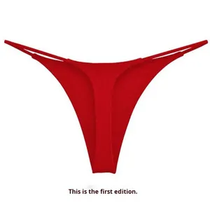 New Odm T-Hình Đồ Lót Sexy Hai Lớp Dây Đeo Mỏng Thong Tập Thể Dục Thấp-Eo Liền Mạch Dobby Bikini Cho Phụ Nữ G100 - Product Image 5