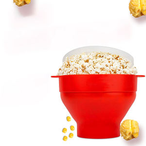 Venta al por mayor Syh172, máquina para hacer palomitas de maíz de silicona para microondas, libre de BPA, tazón plegable seguro para hacer palomitas de maíz - Product Image 4