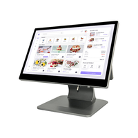 Double écran Écran tactile de 15.6 pouces Tout-en-un POS Android Caisse enregistreuse NFC 99% SRGB Wi-Fi 6 Résolution 1920x1080 Rétroéclairage LED