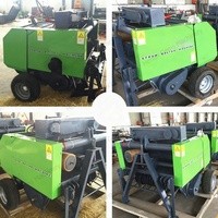 Mini emballage rond de balle de foin grande presse à foin ronde avec la machine à balles rondes efficace d'ensilage d'enveloppe de filet