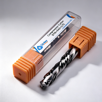 Fraise à compression en carbure de tungstène à double tranchant pour CNC, outil de fraisage composite pour gravure sur bois