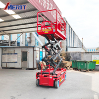 Plateforme élévatrice mobile hydraulique à ciseaux électriques autopropulsée