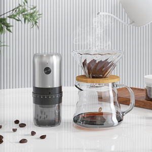 Moulin à café électrique rechargeable MUYI, utilisation à domicile ou au bureau, moulin à café en acier inoxydable, moulin à café portable - Product Image 1