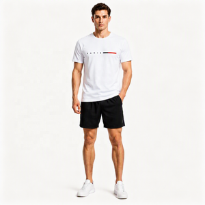 <span class=keywords><strong>Camiseta</strong></span> de punto de manga corta para hombre con estampado digital personalizado OEM ODM, diseño 3D completo, antiarrugas, para ropa urbana - Product Image 2