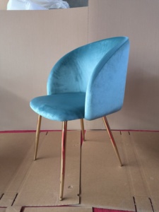 <strong>Cheap</strong> Hotel Velvet Dining <strong>Chair</strong> With Gold Legs <strong>Comfy</strong> Blue Dining Room Furniture Table Set 8 <strong>Chairs</strong> Cafe Upholstered Dining <strong>Chair</strong> - Product Image 3