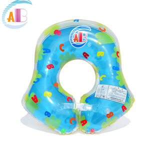 <b>Inflatable</b> Swimming Ring For Babies Thickened U Shaped Oval Design With Printing Pattern Child Water Play Safety <b>Float</b> - Product Image 2