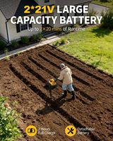 Motoculteur électrique portatif sans fil à batterie lithium pour jardin, potager, parterre de fleurs, OEM, faible MOQ