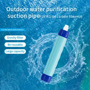 Filterwell mendaki pribadi Mini bertahan hidup berkemah luar ruangan sistem air kehidupan darurat Filter air portabel sedotan penyaring