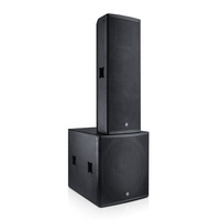 Caisson de basses 18 "multi-positions tout-en-un système de sonorisation alimenté Caisson de basses actif Haut-parleur de scène de concert extérieur