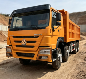 Camion benne d'occasion SINOTRUK HOWO 8x4 371HP Euro 2, 16 tonnes, pour <span class=keywords><strong>transport</strong></span> lourd général - Product Image 2