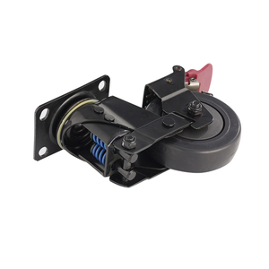 Hersteller preis 3 Zoll/4 Zoll/5 Zoll Absorption Rollen rad Feder belastete stoß dämpfende Rolle - Product Image 2