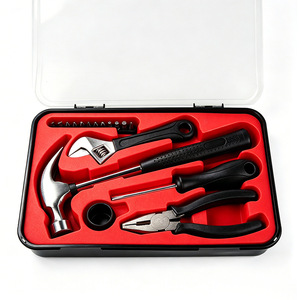 Ensemble multifonctionnel de 17 pièces pour l'entretien domestique, boîte à outils, matériel de maintenance manuelle, cadeaux immobiliers, vente en gros - Product Image 1