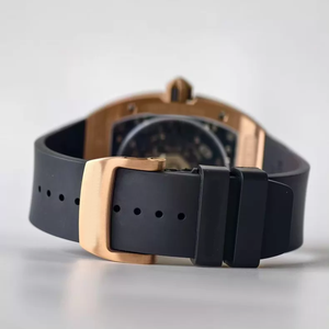 New Upgraded 67-01 Titanium 3D <b>Skeleton</b> <b>Automatic</b> Mechanical <b>Watch</b> with Functional D/H Indicator Calendar Display Dynamic Gear - Product Image 4