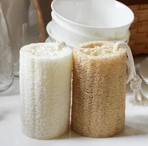 100% Biologische Private Label Natuurlijke Exfoliërende Loofah Spons Natuurlijk Voor Douches Loofah Bulk Exfoliërende Badspons