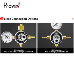 Gasleitung systeme Einzel anzeige Wasserstoff Helium Argon Stickstoff <span class=keywords><strong>CO2</strong></span> Sauerstoff Sekundär druckregler - Product Image 5