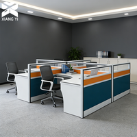 Escritorio de Oficina Modular Personalizable, Estaciones de Trabajo en Cubículos que Ahorran Espacio, Mesa de Oficina para Computadora OEM para Empresas