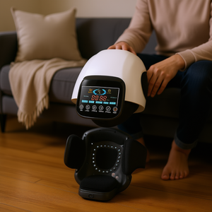 Masajeador de Rodilla Eléctrico Recargable con Terapia de Calor Infrarrojo, Presión de Aire, Amasamiento, Temporizador, Ajuste de Temperatura, Alivio del Dolor - Product Image 2