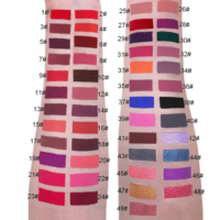 Rouge à lèvres liquide mat nude tendance, minéral végétalien, vente en gros 2026, logo personnalisé, faible MOQ, poids net 5g, imperméable, hydratant