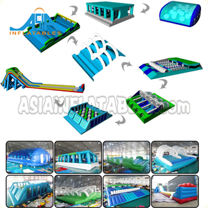 Khổng lồ 5K nhảy lâu đài đầy màu sắc Insane <span class=keywords><strong>Rush</strong></span> Inflatable khóa học trở ngại dành cho người lớn Pop thư bị trả lại công viên lớn Mỹ Inflatable lâu đài - Product Image 5