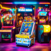 Machine à boules de chasse au trésor à pièces Simulateur de console de jeu vidéo avec système de paiement de pièces Centre de jeu intérieur de tir au laser