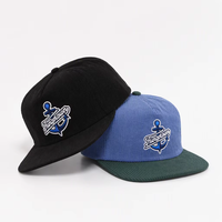 Topi Snapback Musim Dingin Pria Model 5 Panel, Bahan Corduroy Profil Rendah, Gaya Vintage, Custom, dan Personalisasi, Grosir dari Produsen