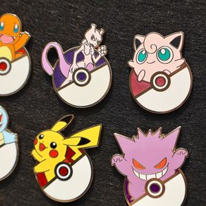 5000 soorten OEM ODM Goede Kwaliteit Schattig Logo Badge Tas Hoed Broche Pokémon Bal Serie Metalen Emaille Kraag Broche Spelden - Product Image 5